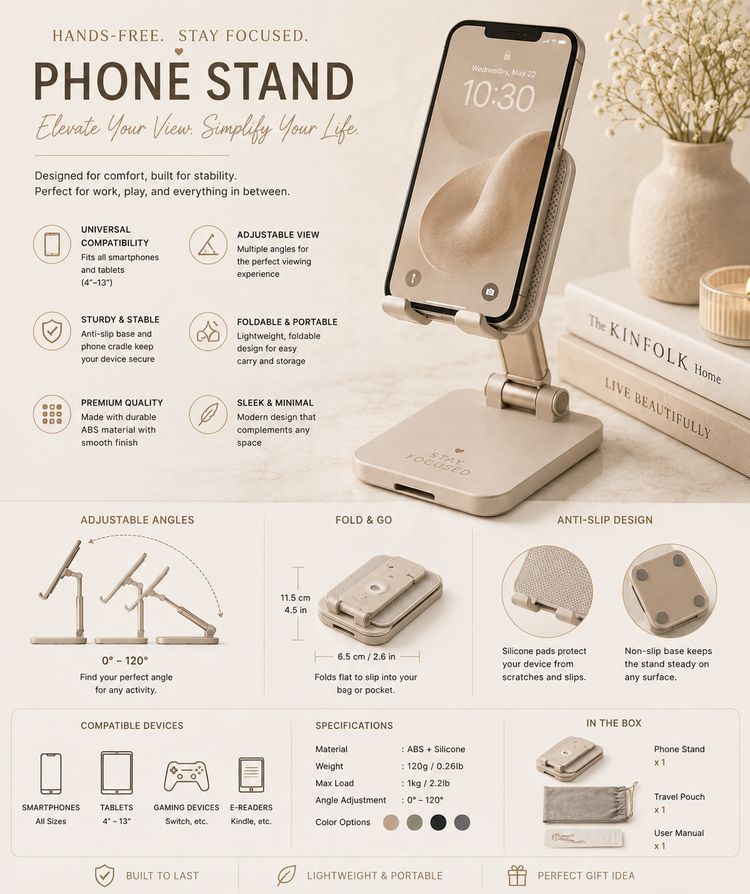 Computer Accessories & Phone Stand